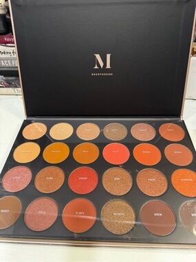 Morphe Warm Sunset Eyeshadow Palette — Orange, Copper & Gold Tones
